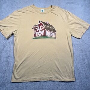 Disney Al's Toy Barn Toy Story Graphic Tee Organic Cotton Unisex L Single Stitch